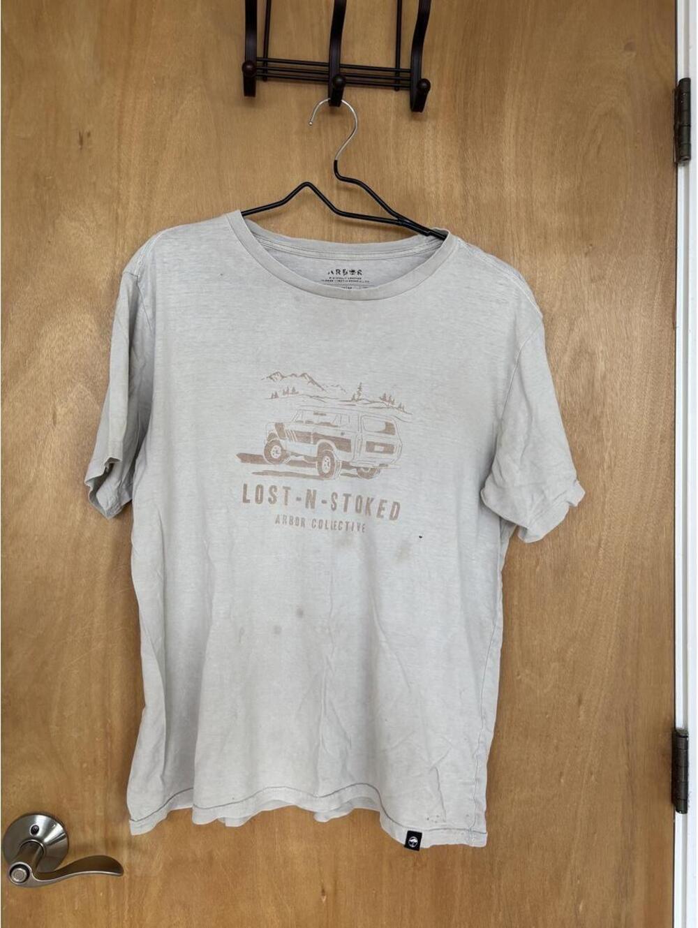 Arbor Collective Lost-N-Stoked Adventure Graphic Tee Medium